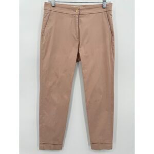 ETRO Blush Pink Slim Leg Cuffed Ankle Chino Trousers Pants Size M (EUR 40)